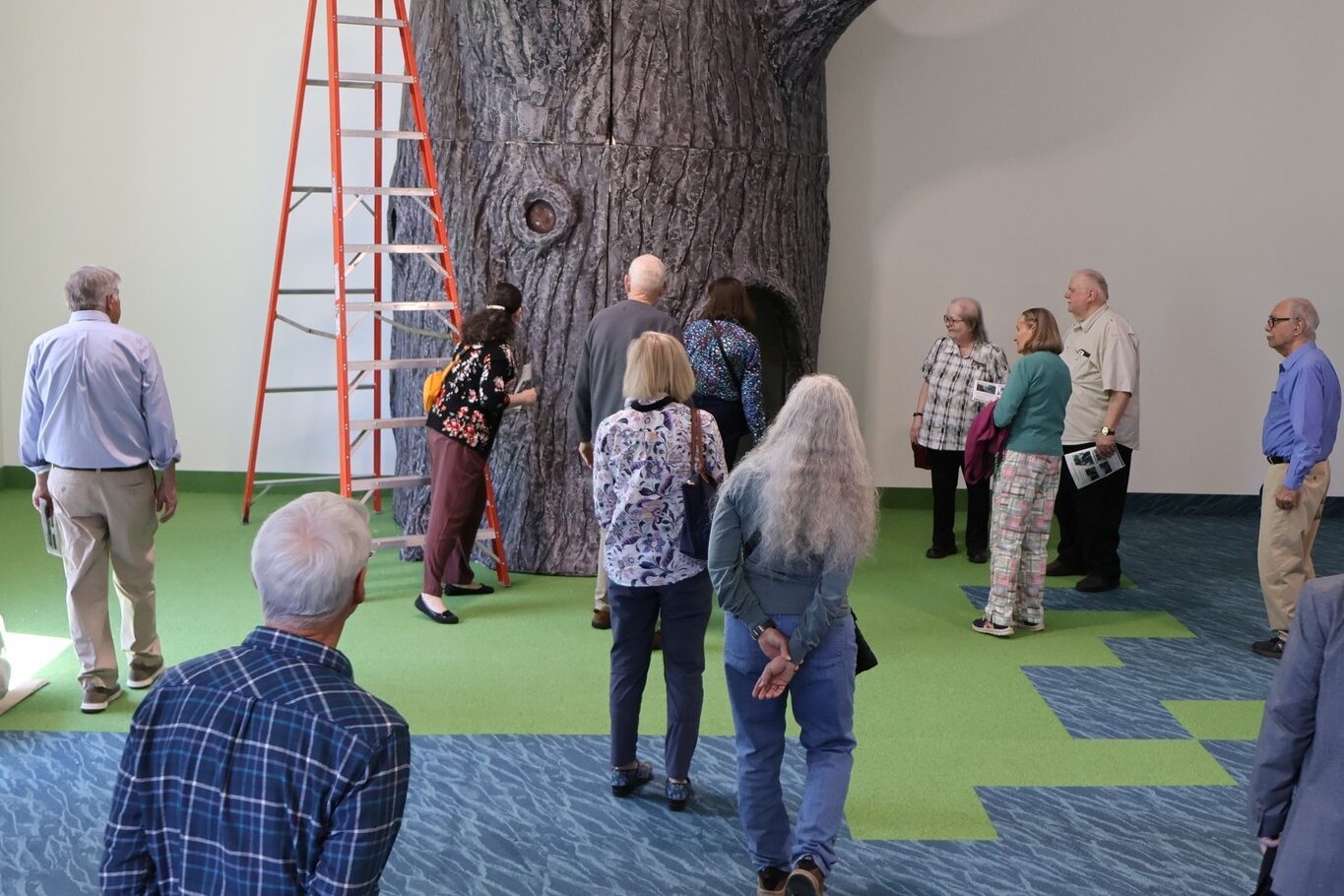 Tour of museum in progress