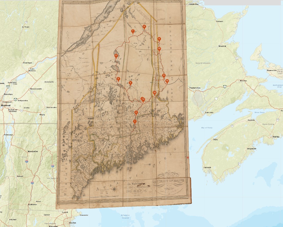 screen shot of Treat map.